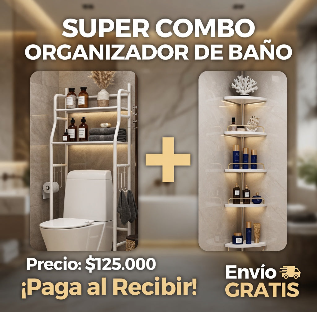 ⭐ORGANIZADOR DE BAÑO 2X1!⭐