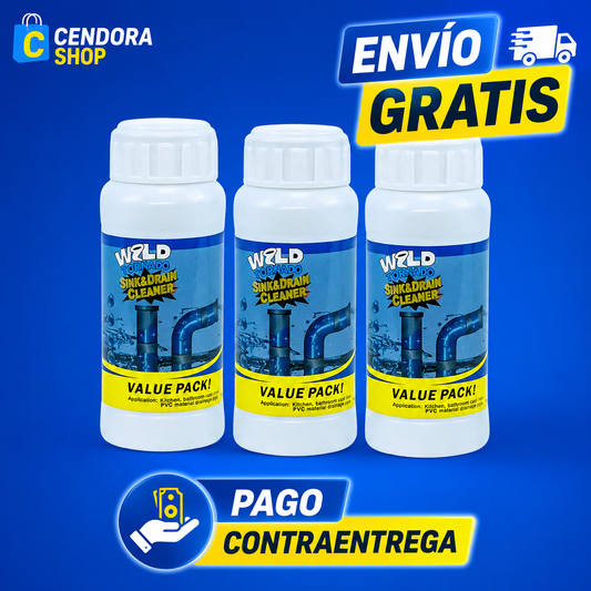 3x1! Super promo🫵 DESTAPADOR DE CAÑERIAS Wild Tornado - Destapa TODO