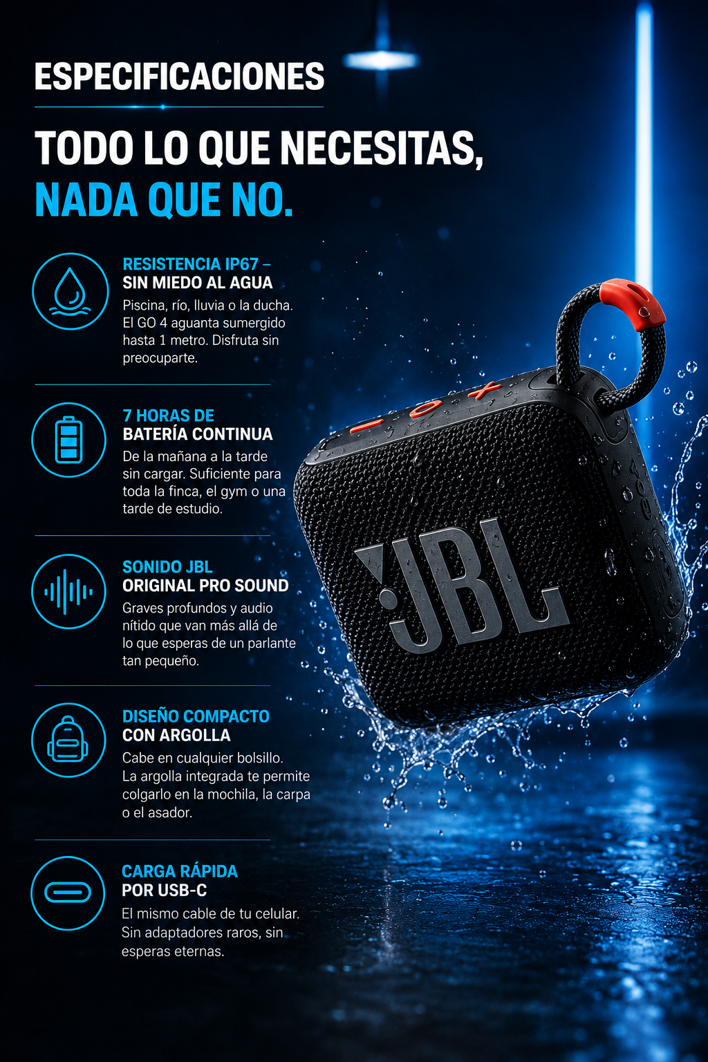PARLANTE JBL GO4🔊
