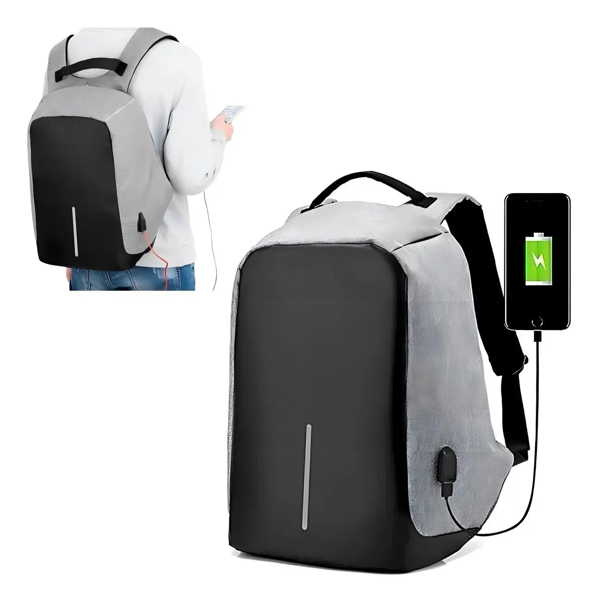 SUPER COMBO 4 EN 1: RELOJ T800+ MALETA O PECHERA ANTIROBO+ AUDIFONOS M25+ SHAVER